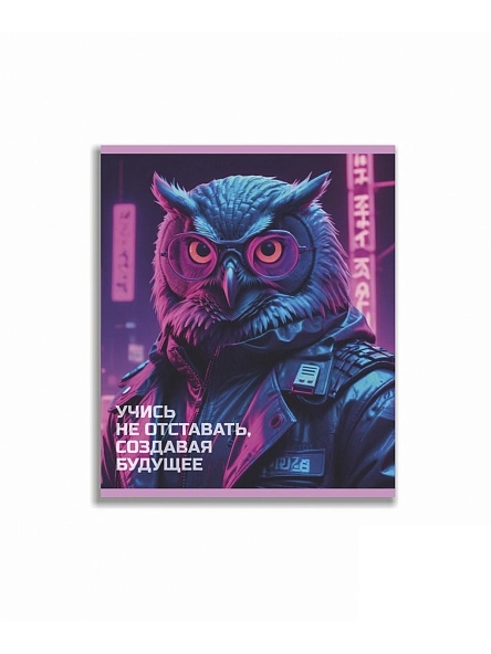 Тетрадь общая (скоба), ф.170х205мм, клетка, 96л., 4+0, СЛ
з.№1159-24, серия Cyberpank 4