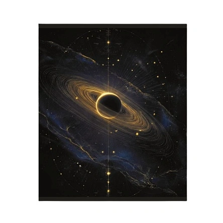 Тетрадь общая (скоба), ф.170х205мм, клетка, 48л., 4+0,  Глиттерный лак
 серия Stars,moon,sky