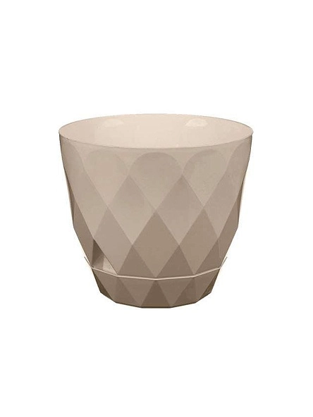 Горшок для цветов "Laurel" D145мм, 1,3л с поддоном (микс)