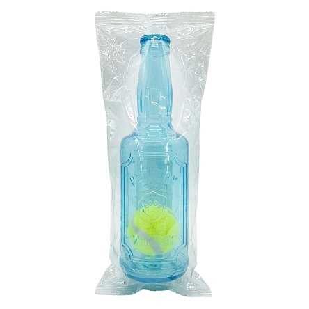 Игрушка для животных Счастливый питомец "Бутылочка с мячом", 22*5,5 см (ML-2699)