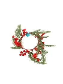 Венок декоративный "Рябина", 25 см (PI0202)