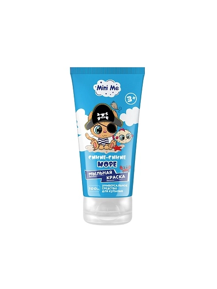 Средство для купания детей "Мыльная краска синее-синее море" "MINI ME", 100мл