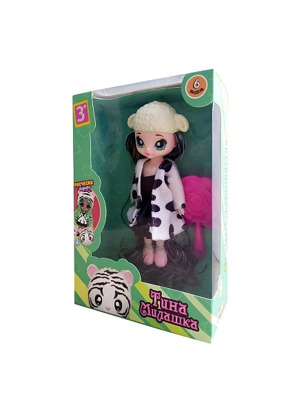 Кукла "Funky Toys" Милашка Тина, 17см, с разноцветными волосами