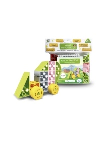 Конструктор пластмассовый "Ку-кубрики" Трактор, 28 детали