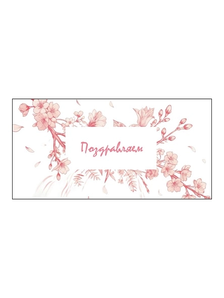 Optima Конверт для денег Candy pink КОН-0186