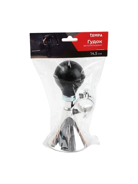 Гудок велосипедный, пластик, 14,5 см