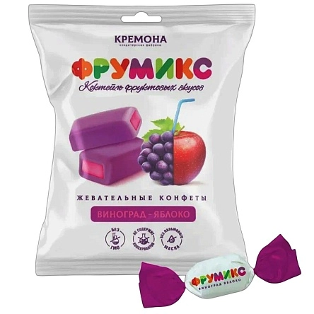 Жев. конф. "ФРУМИКС" со вкус. винограда и яблока 45г