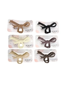 Заколка-краб для волос "Classic 4", микс цветов (KRE24102346)