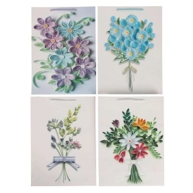 Пакет подарочный "Bouquet", 30*42*12 см (VA-1101)