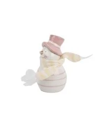 Фигурка декоративная "Снеговик",6,5*6,5*13 см