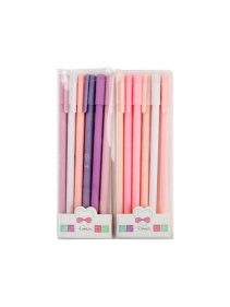 Набор гелевых ручек "Candy Pink", 6 шт., цв. черный (IRE25072801)