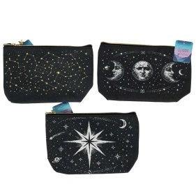 Косметичка "Stars, moon, sky" Sunup beauty, 22*12*10 см (XK-02-1)