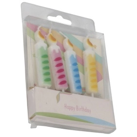 Набор свечей для торта "Candles", 4 шт.