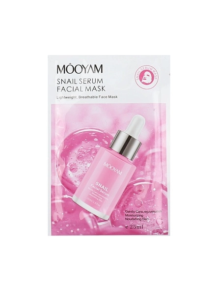 MOOYAM Маска для лица тканевая (улитка) арт. KRE0312005-2