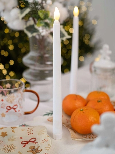 Светильник декоративный в виде свечи с LED-подсветкой, 27*2 см (PD0938)