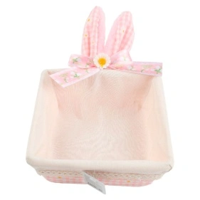 Корзинка декоративная "Funny bunny", 16*16*14 см, (артикул PI0649-1)