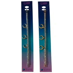 Браслет "Stars, moon, sky", ТМ Sunup beauty, 17,5 см, микс (ML-2988)