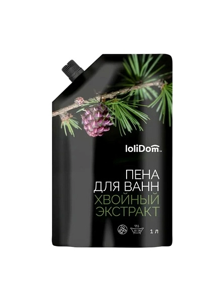 Пена для ванн LOLIDOM "Хвойный экстракт", 1 л