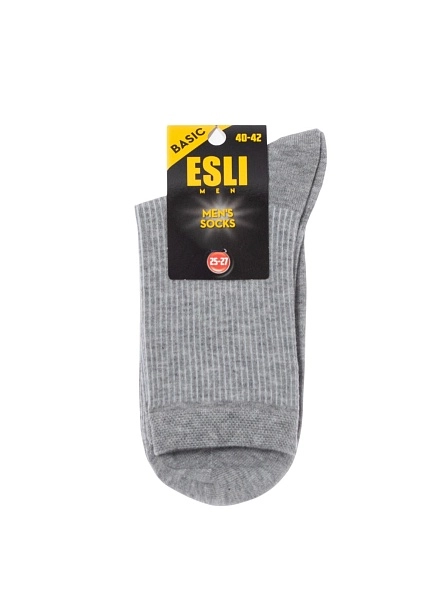 Носки мужские ESLI BASIC, р.25-27, 169 серый