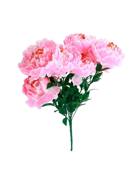 Букет цветов искусственых "Пионы", 7 бутонов 