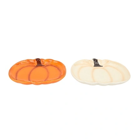 Тарелка в форме тыквы LORICA "Осень" 17*13*2,4 cм (R26031603-2)