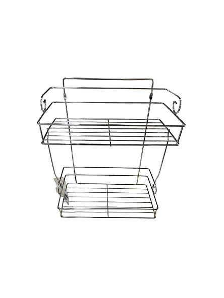 Полка настенная двойная, 31,2*26,5*12,4 см 