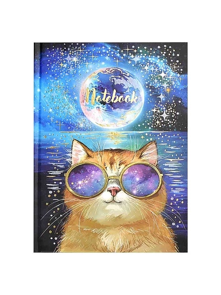 Записная книжка  140x200 мм, 80 л., в ас-те