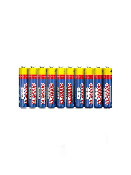 Батарейка Трофи R03-10S CLASSIC HEAVY DUTY Zinc, ААА, 10 шт.
