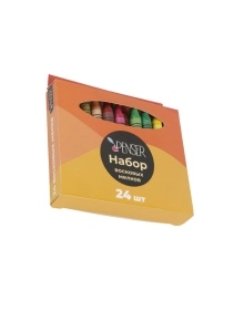 Набор восковых мелков, 24 шт