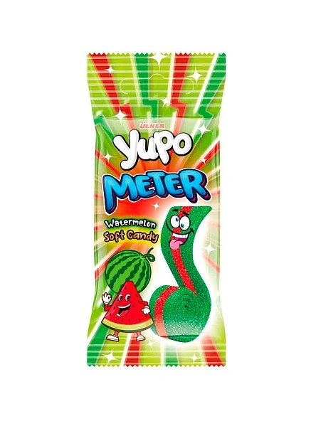 Жевательная конфета YUPO METRE LIQ со вкусом Арбуз 50г