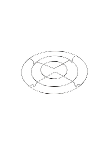 Подставка под горячее на ножках, d=17.5 см, металл