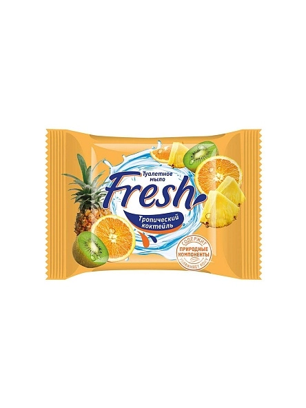Крем-мыло туалетное «Fresh» Тропический коктейль 50 г в/об