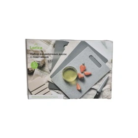 Набор досок разделочных, 4 шт+подставка,  28,5*18,5 см (X25011404-1)