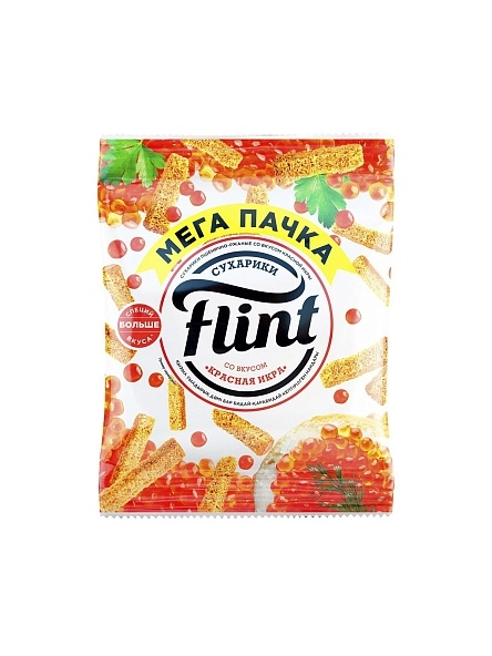 Сухарики со вкусом красной икры 100г.