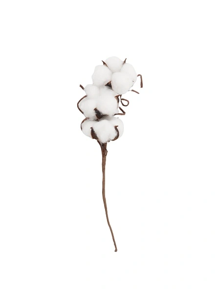Украшение декоративное "Cotton branch" 40 cм