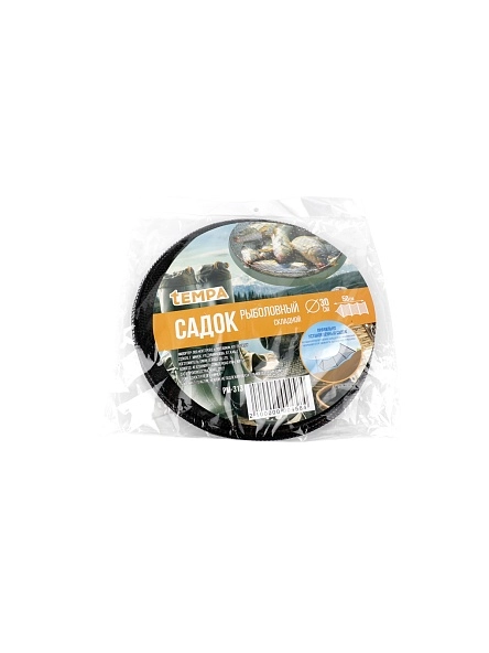 Садок рыболовный, складной, диаметр 30 см, длина 50 см (PM-313)