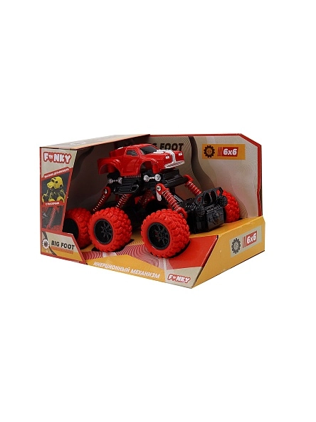 Инерционная машинка "Внедорожник" 6х6  Funky Toys,  в ассортименте