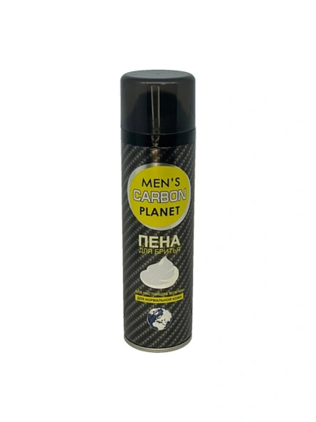 ПЕНА для бритья MEN's Planet CARBON 200 мл для Нормальной кожи