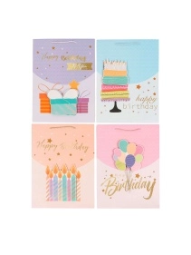 Пакет подарочный "3D принт" 30*41,5*12 см (GB775)