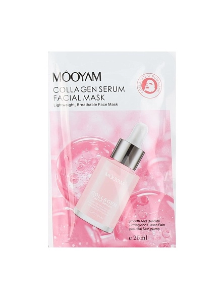 MOOYAM Маска для лица тканевая (коллаген) арт. KRE0312005-6