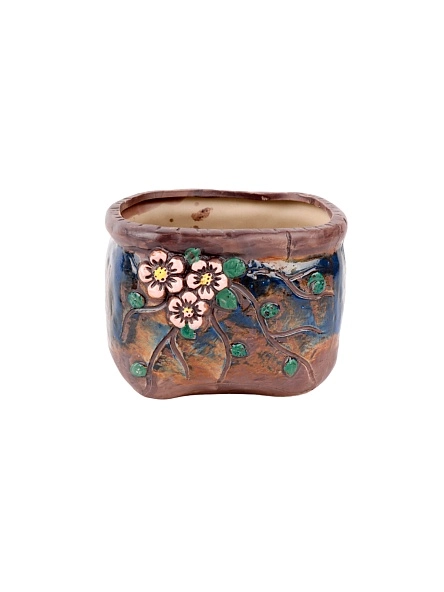 Кашпо для цветов "Валенсия", 12,5*11*9,5 см