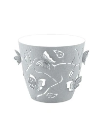 Горшок для цветов Plast Team Butterflies 0,7 л D115 мм круглый 115х115х105 мм
