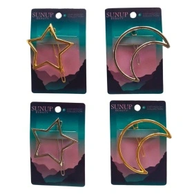 Заколка для волос "Stars, moon, sky", Sunup beauty, 5 см (ML-3015)