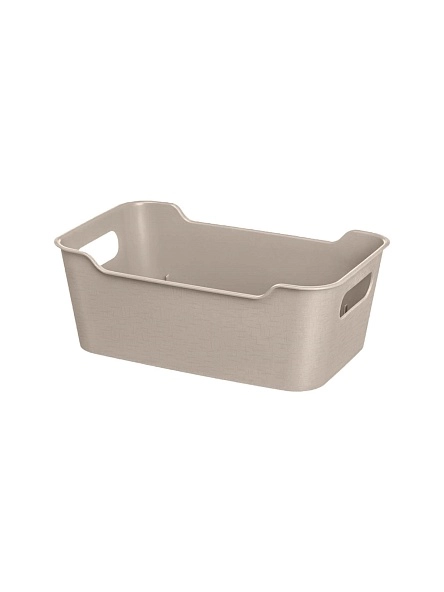 Корзинка универсальная "Mango" 4,1л. 290х180х105мм (светло-серый)