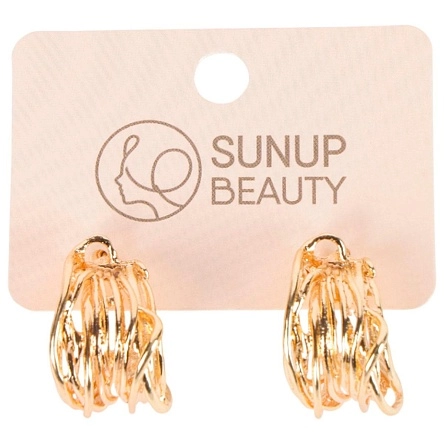 Серьги "Gold", 1,5 см (DY-577)