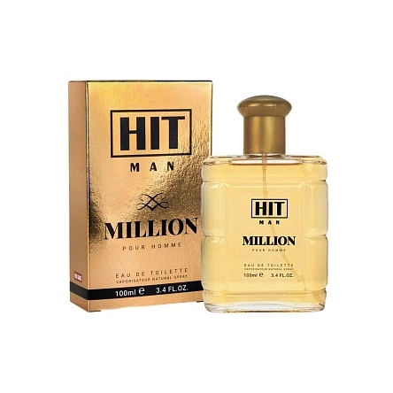 Т.в. Hit Man Million (Хит Мен Миллион)-100ml for men