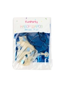 Набор шаров "Звёзды", 14 шт, 18"/ 12" (108932731)