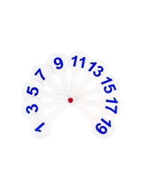 Веер-касса "ПИФАГОР" цифры от 1 до 20