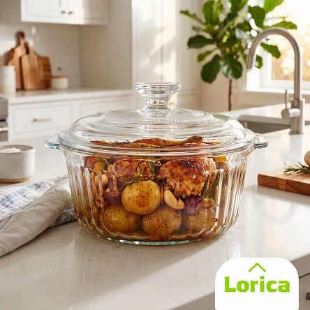 Форма для запекания с крышкой, LORICA, 1600 мл (PR058-1)