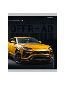 Тетрадь КЛЕТКА 48л. СТАНДАРТ цветная мелов. обл., уф-лак, в асс-те ПХ, Т48-7374